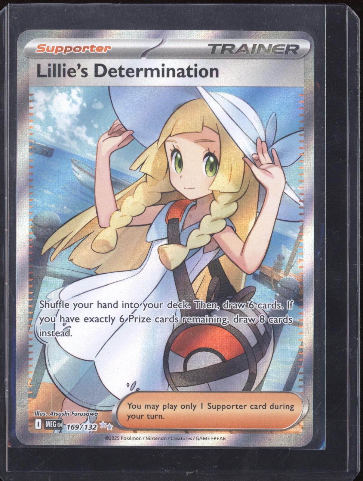 2025 Pokémon ME01: Mega Evolution #169 Lillie's Determination — front