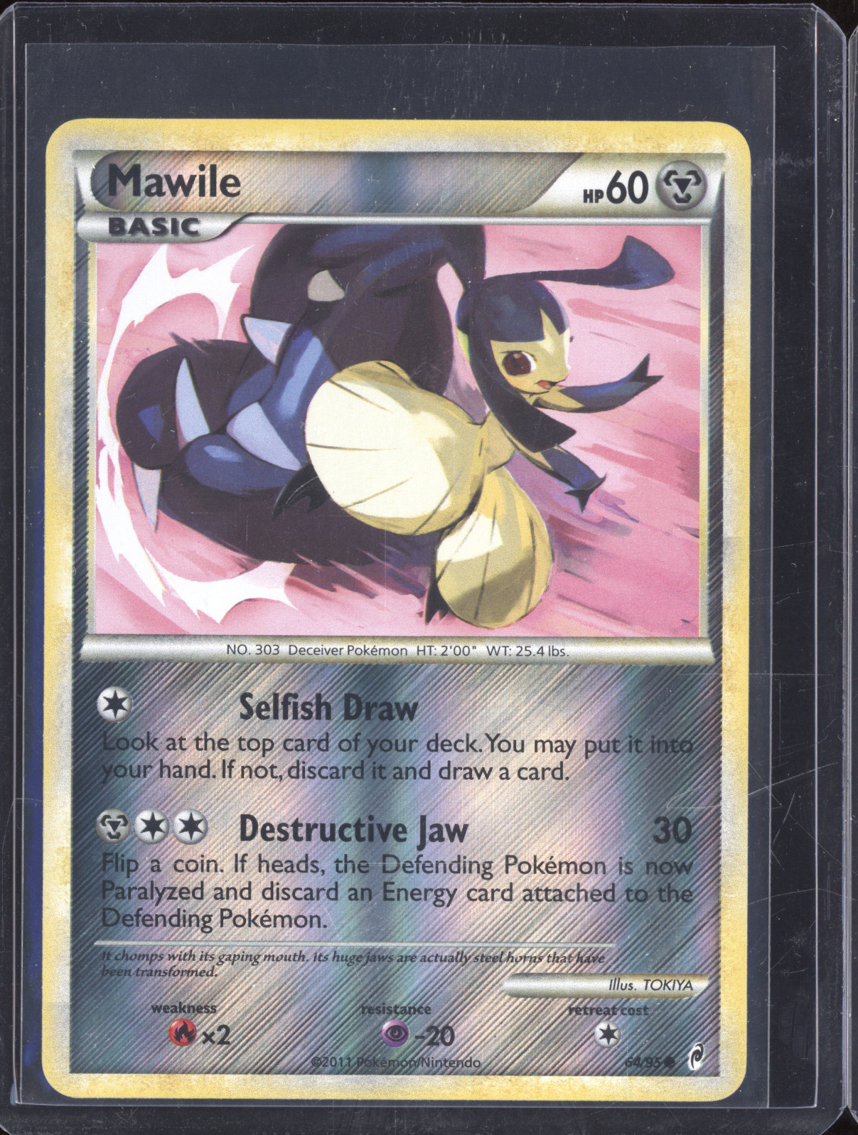 2011 Pokemon Call of Legends #64 Mawile — front