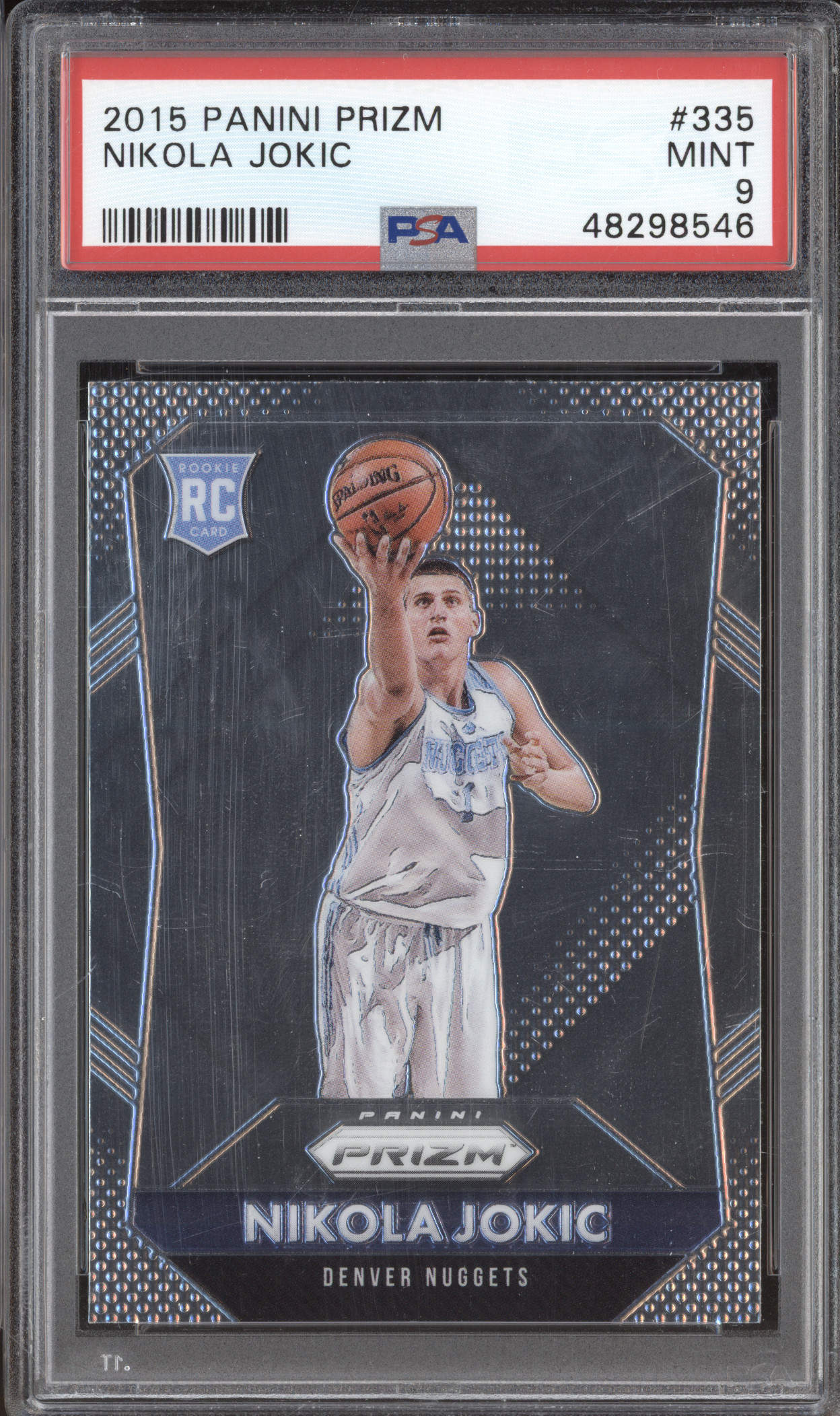 2015 Panini Prizm #335 Nikola Jokic — front