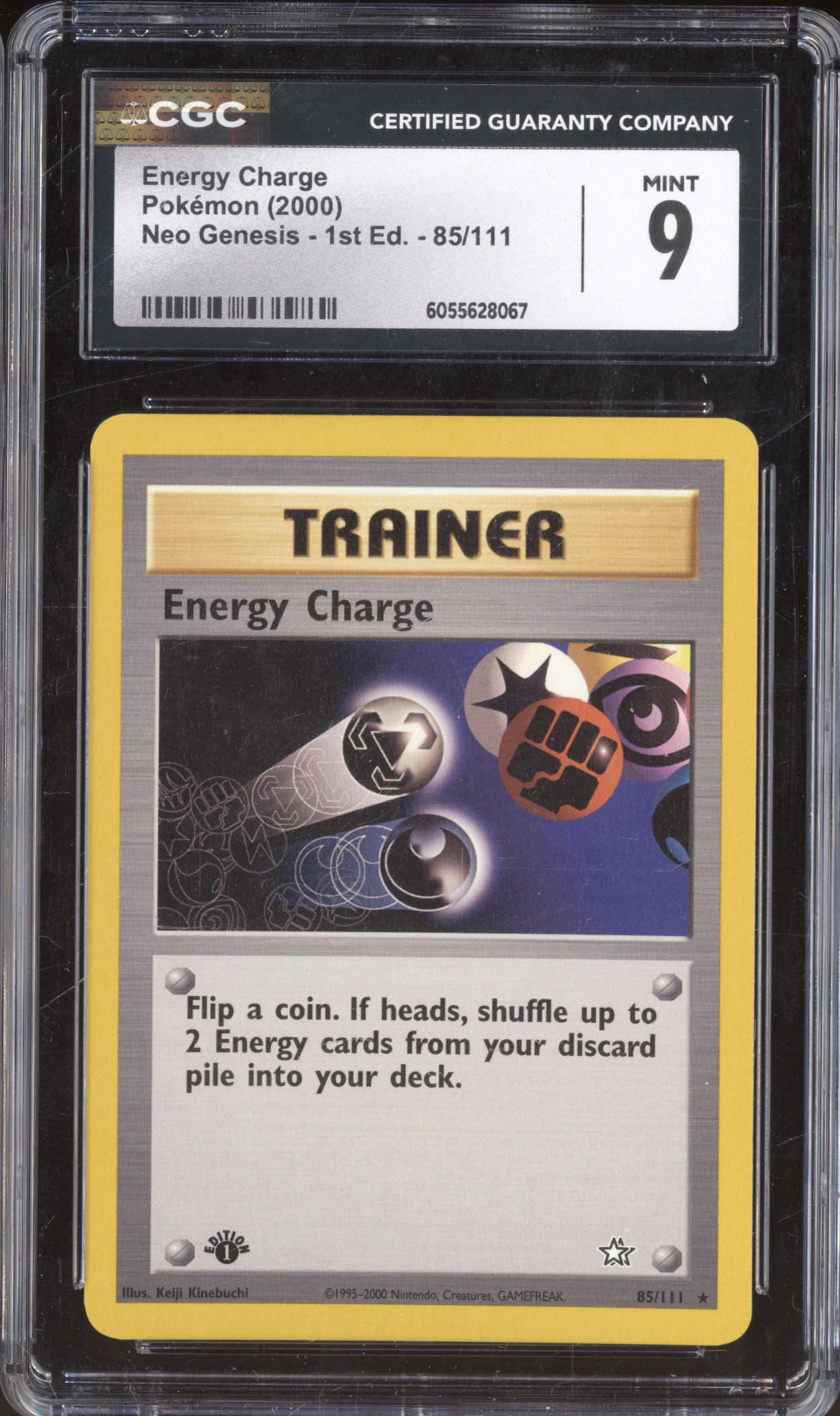 2000 Pokémon Neo Genesis #85 Energy Charge — front