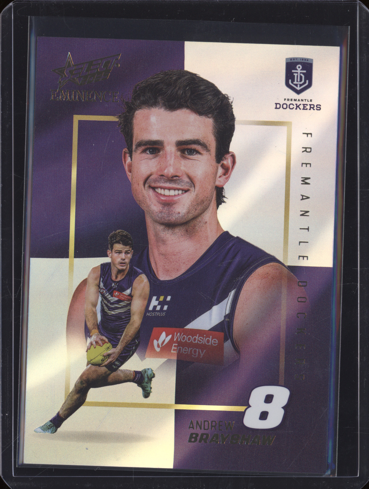 2025 Select AFL Eminence #8 Andrew Brayshaw — front