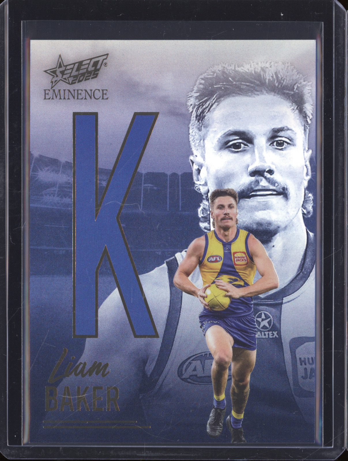 2025 Select Eminence Nameplate Gold NG657 Liam Baker — front