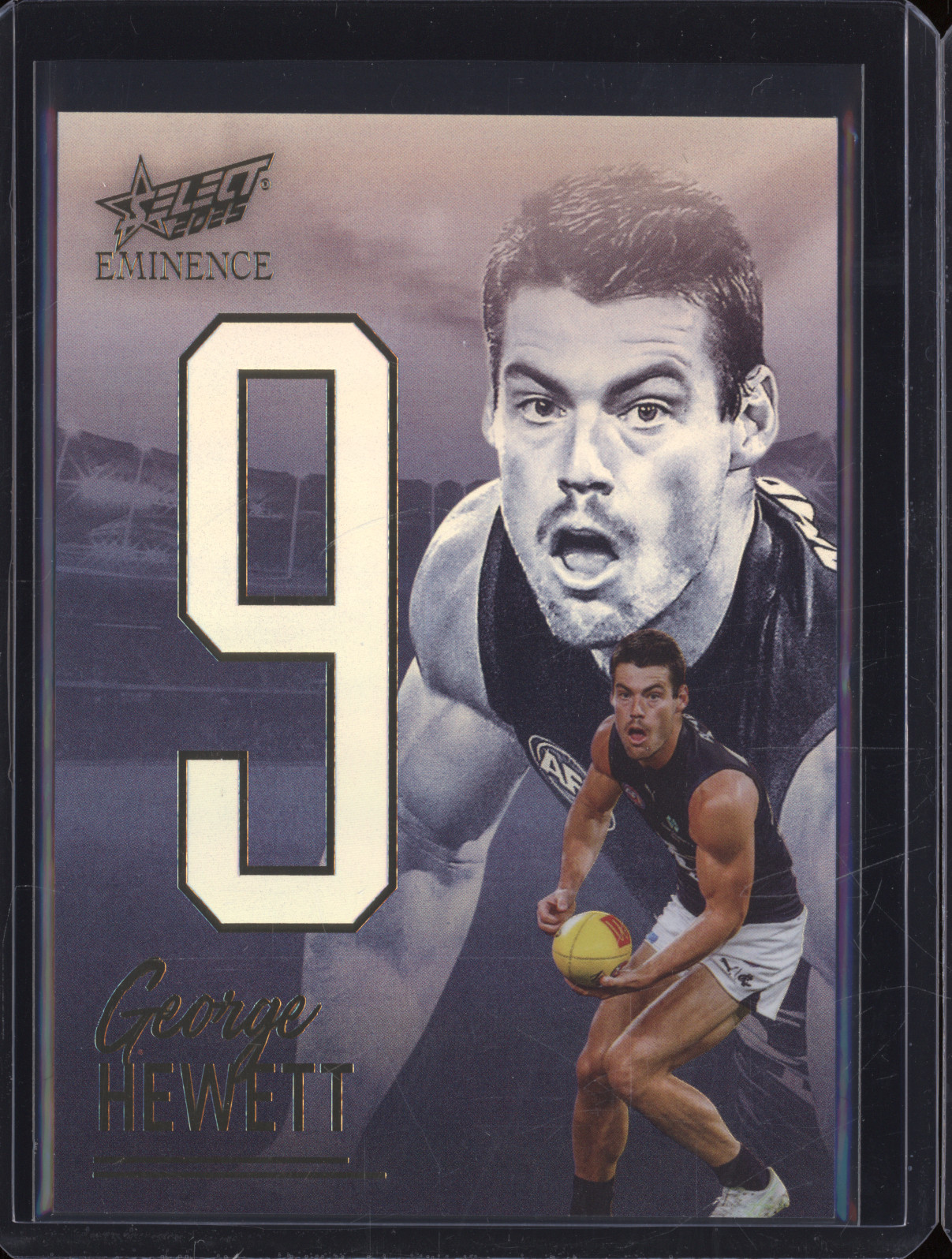 2025 Select Eminence Nameplate #9 George Hewett — front