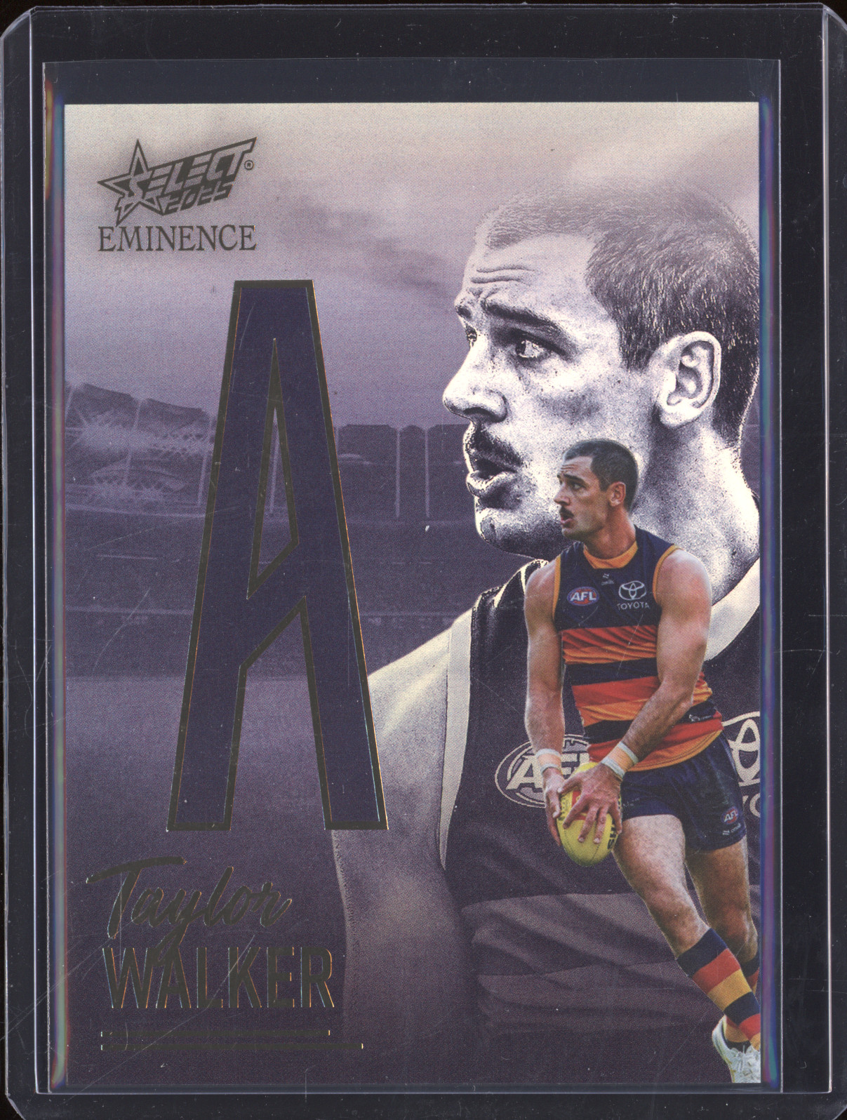 2025 Select Eminence Nameplate Gold NG41 Taylor Walker — front