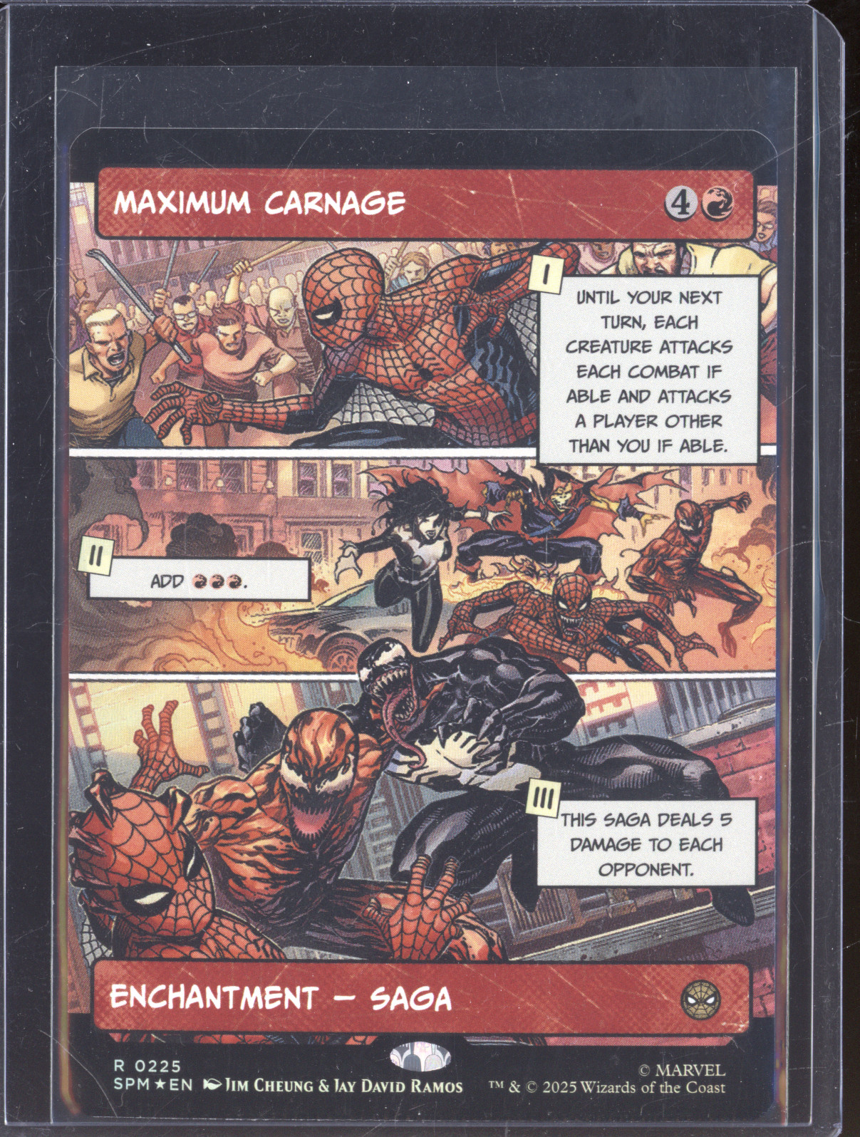 2025 Marvel's Spider-Man Maximum Carnage #0225 — front