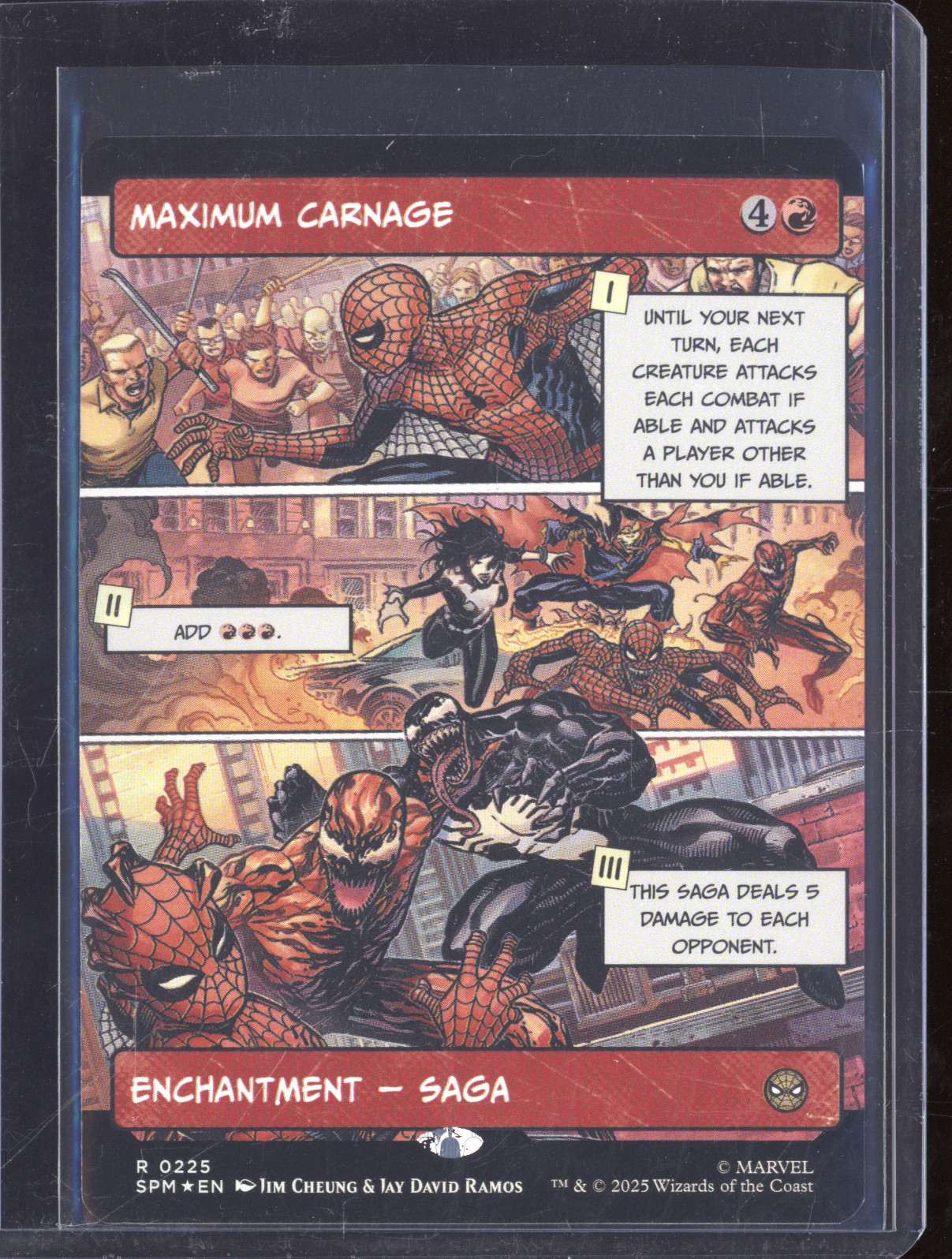 2025 Magic: The Gathering #225 Maximum Carnage — front