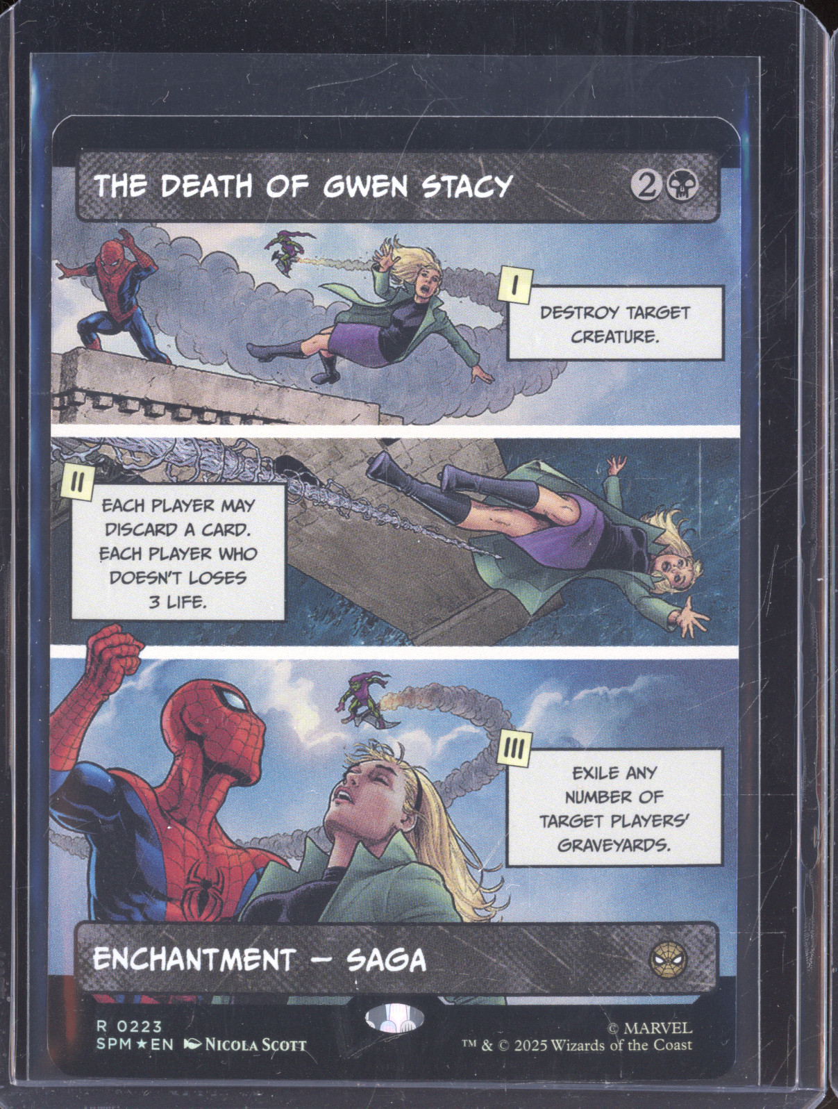 2025 Marvel's Spider-Man #223 The Death of Gwen Stacy — front