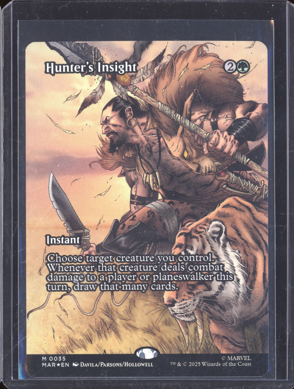 2025 Marvel Eternal-Legal #35 Hunter's Insight — front