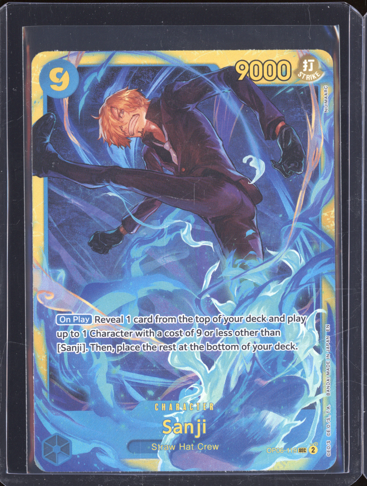 One Piece TCG OP06-119 Sanji Wings of the Captain — front