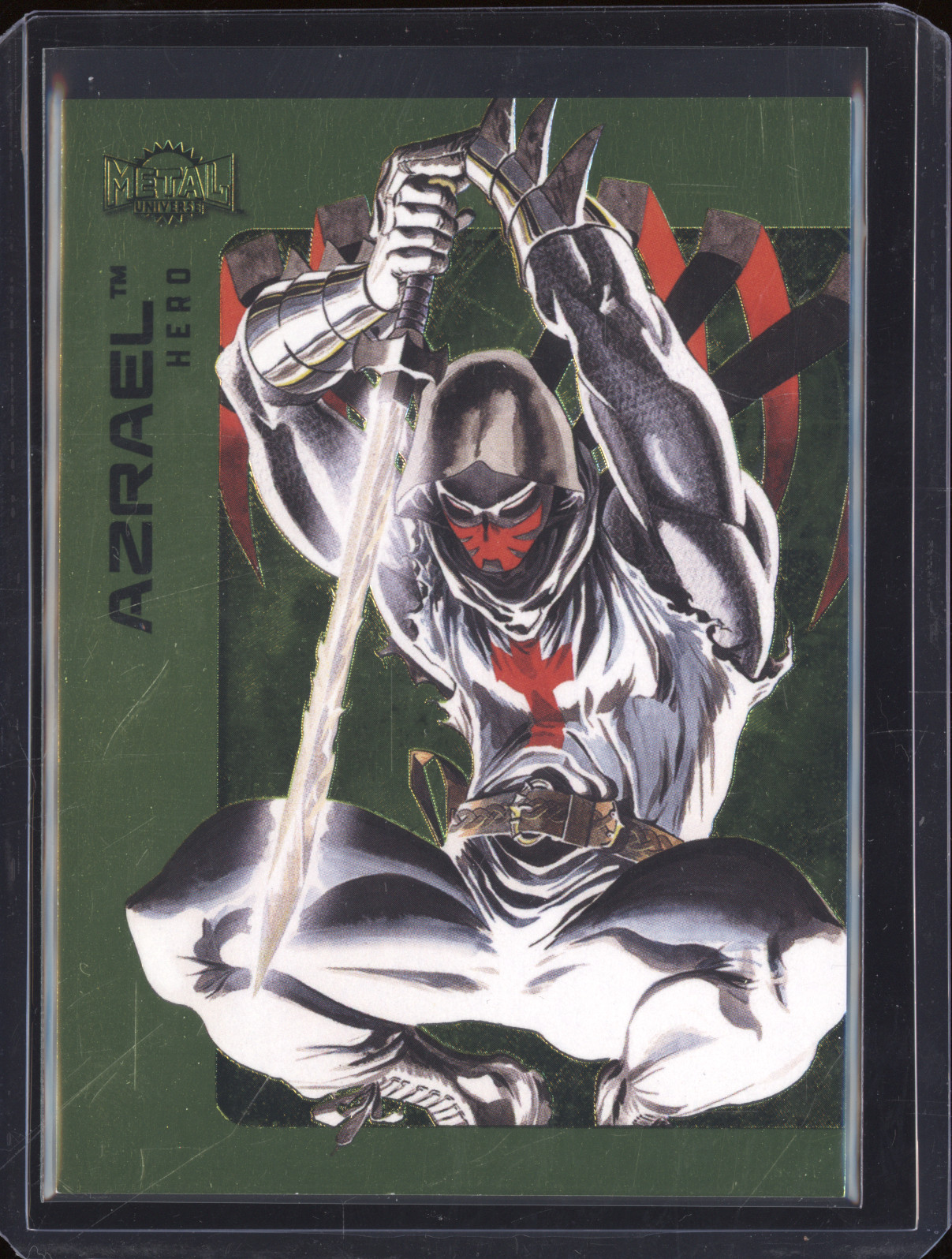 2025 Skybox Metal Universe Batman #82 Azrael (Michael Lane) — front