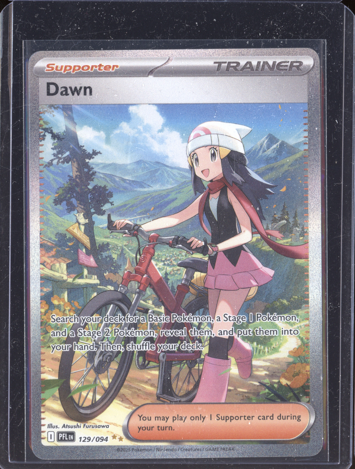 2025 Pokemon TCG Dawn 129/094 Phantasmal Flames Special Illustration Rare — front