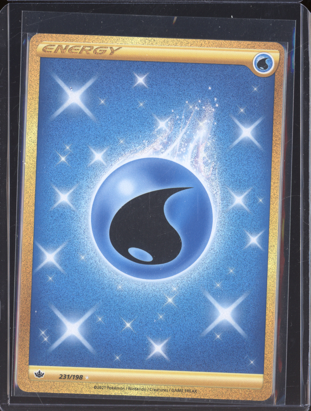 2021 Pokémon SWSH #231 Water Energy — front