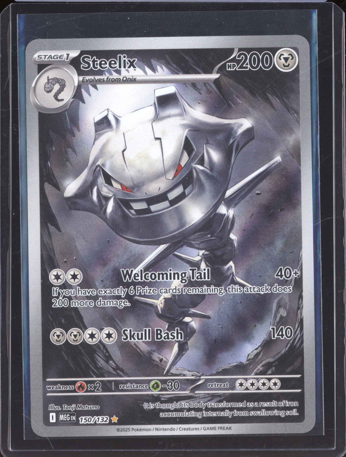 2025 Pokemon Mega Evolution #150 Steelix — front