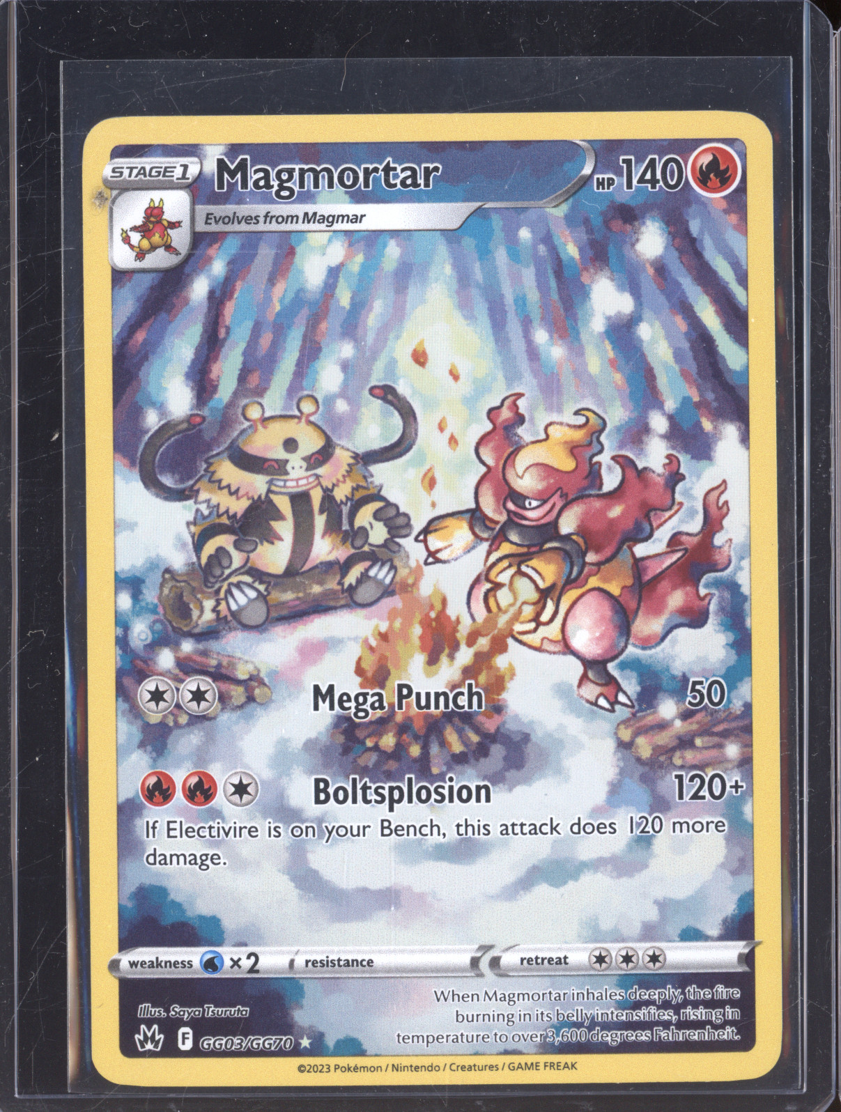 2023 Pokemon Crown Zenith #GG03 Magmortar — front