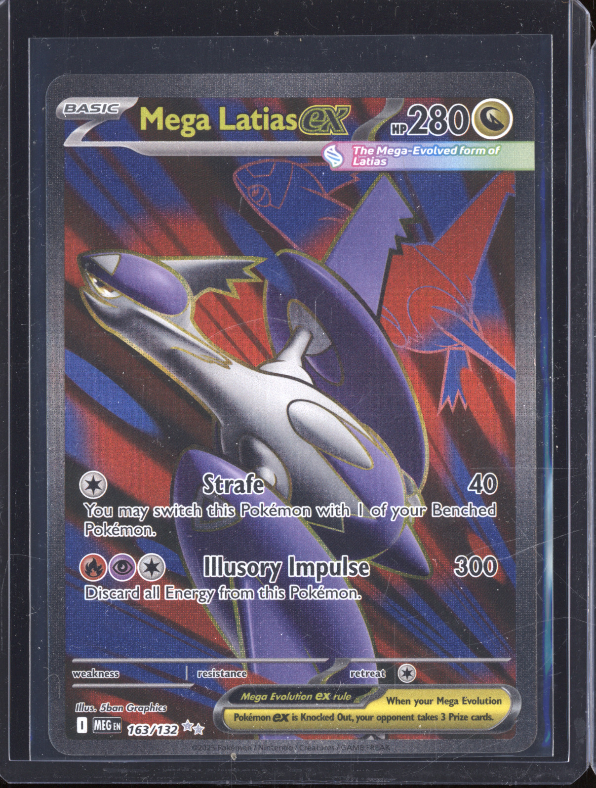 2025 Pokemon Mega Evolutions #163 Mega Latias ex — front