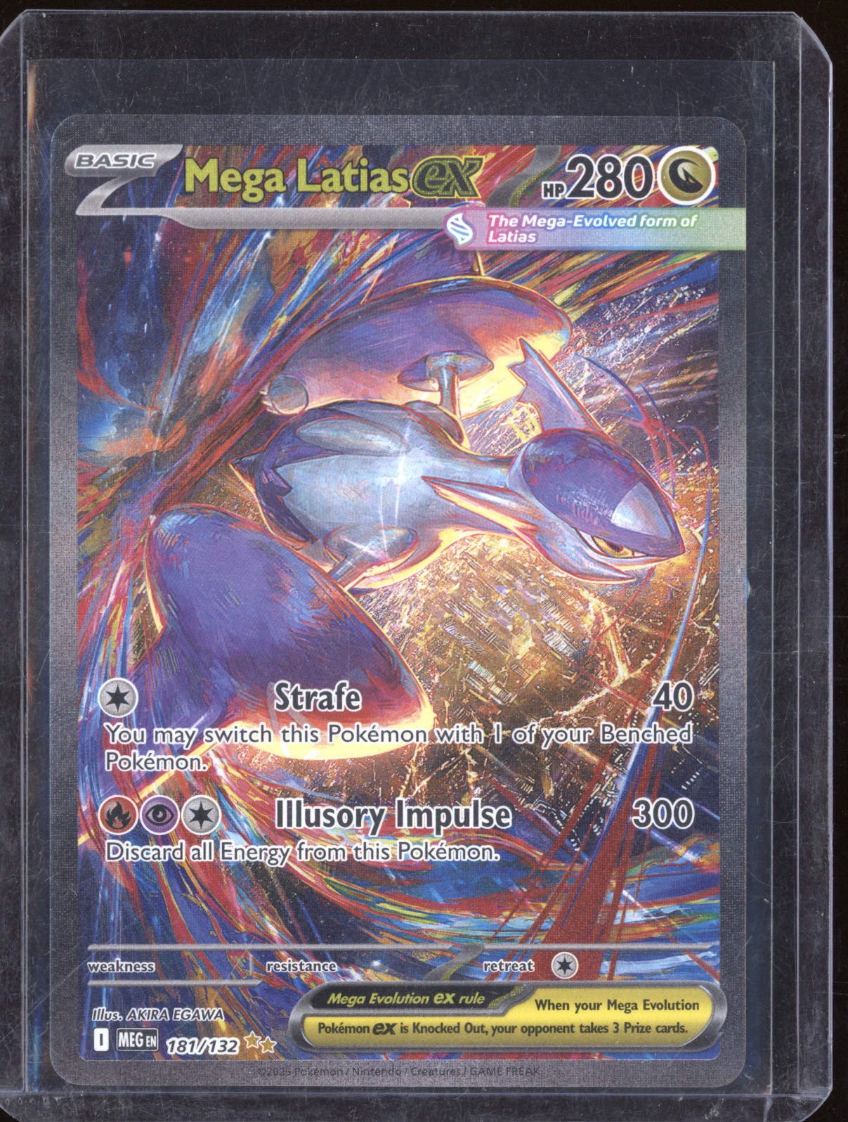 2025 Pokemon Mega Evolutions #181 Mega Latias ex — front
