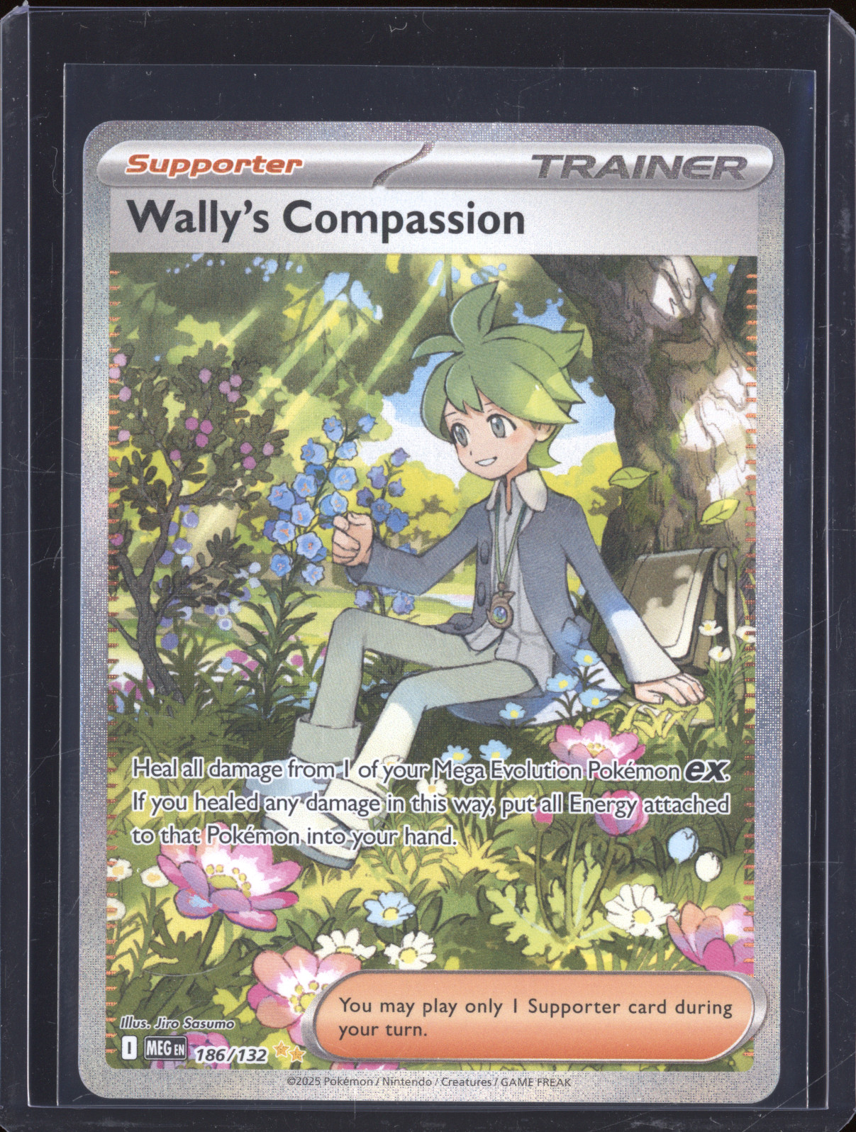 2025 Pokémon ME01 #186 Wally's Compassion — front