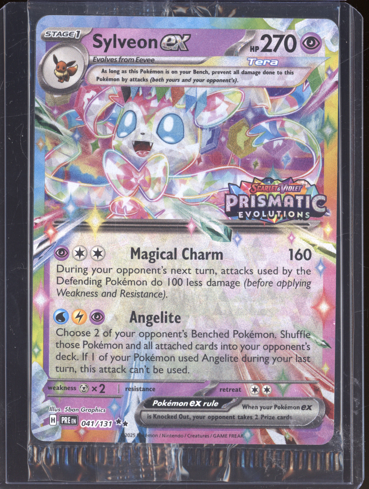 2025 Pokémon #041 Sylveon ex — front