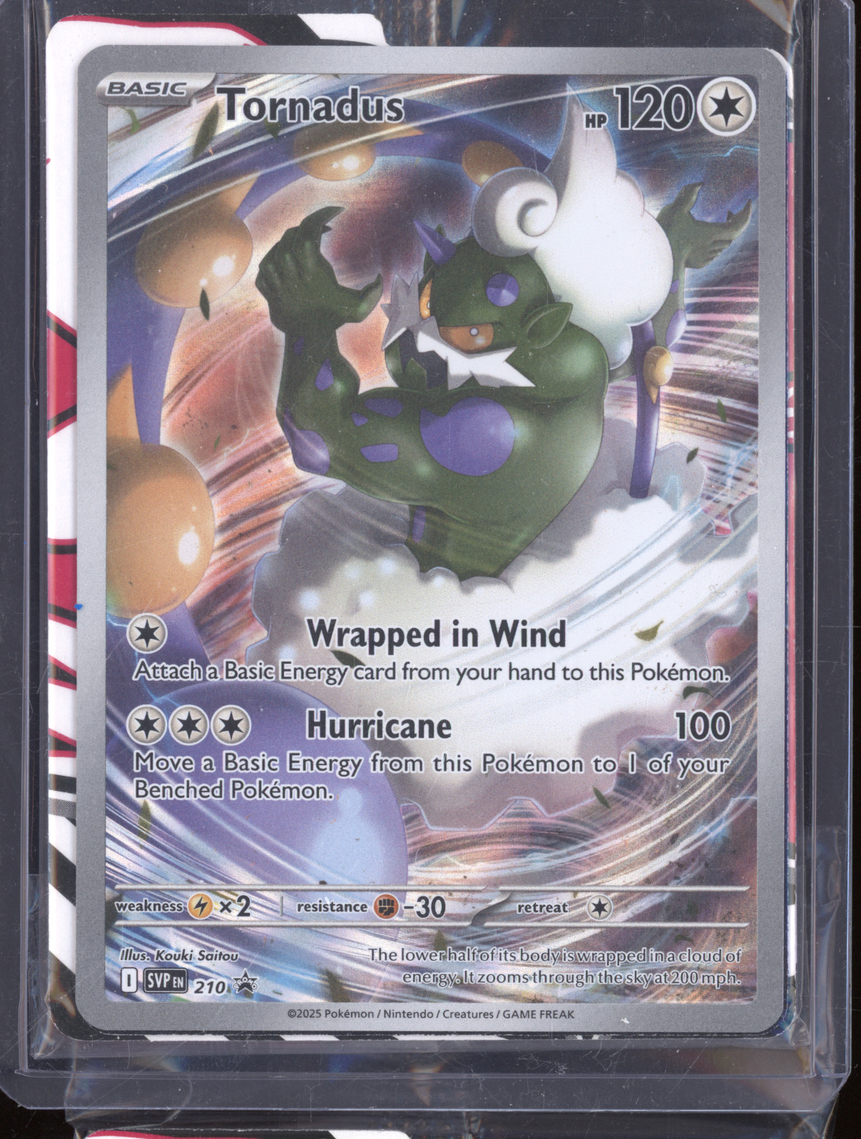 2025 Pokémon SV: Scarlet & Violet Promo Cards #210 Tornadus — front