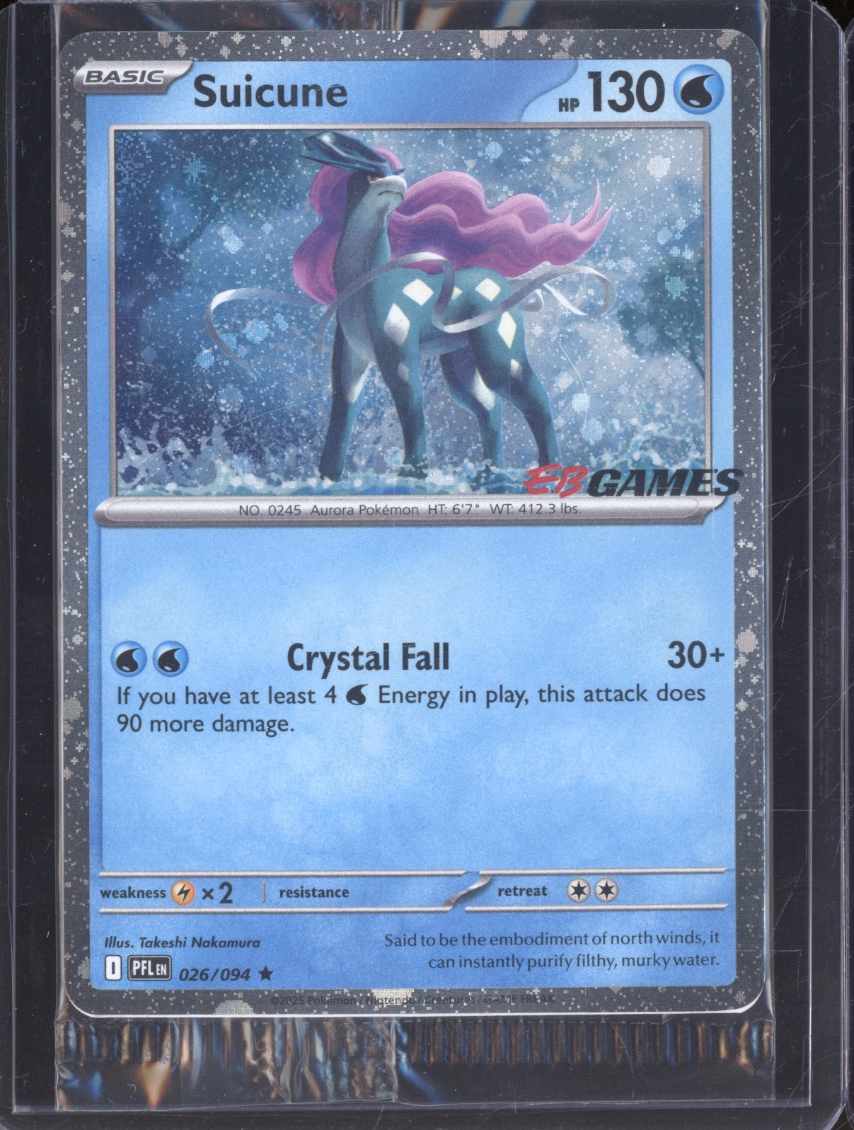 2025 Pokémon ME02: Phantasmal Flames #026 Suicune — front