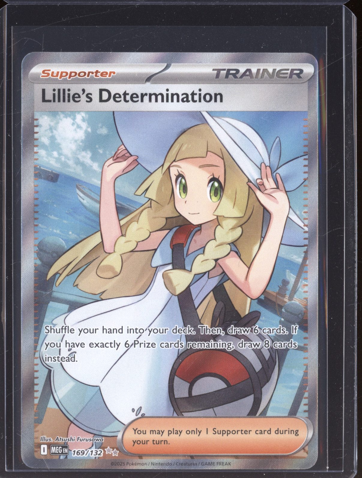 2025 Pokémon ME01: Mega Evolution #169 Lillie's Determination — front
