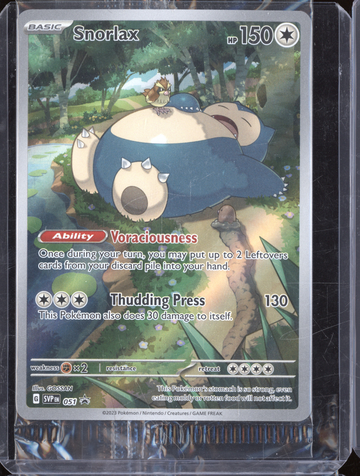 2023 Pokémon SV: Scarlet & Violet Promo #051 Snorlax — front