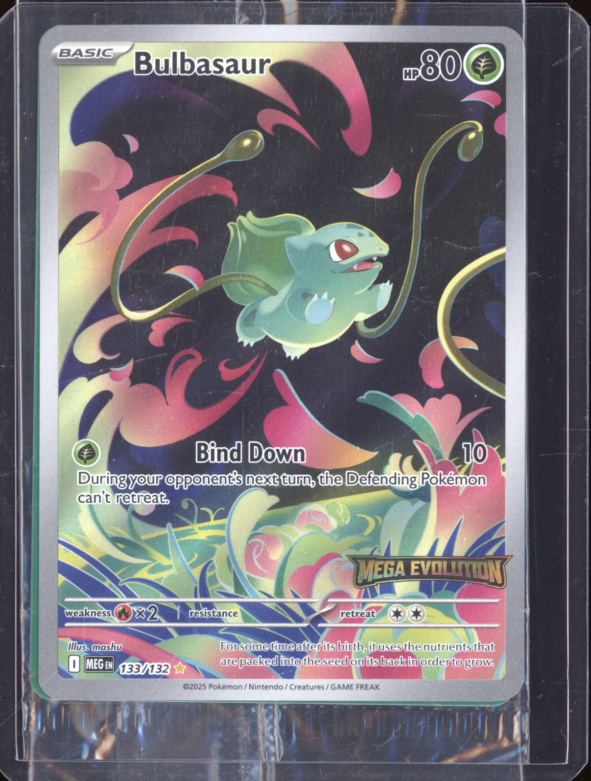 2025 Pokemon TCG Mega Evolution #133 Bulbasaur — front