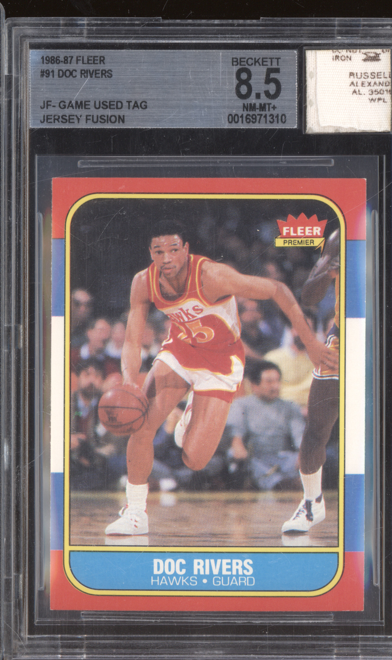 1986-87 Fleer #91 Doc Rivers — front