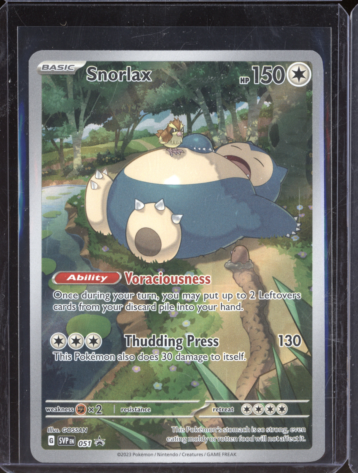 2023 Pokemon SVP #051 Snorlax — front
