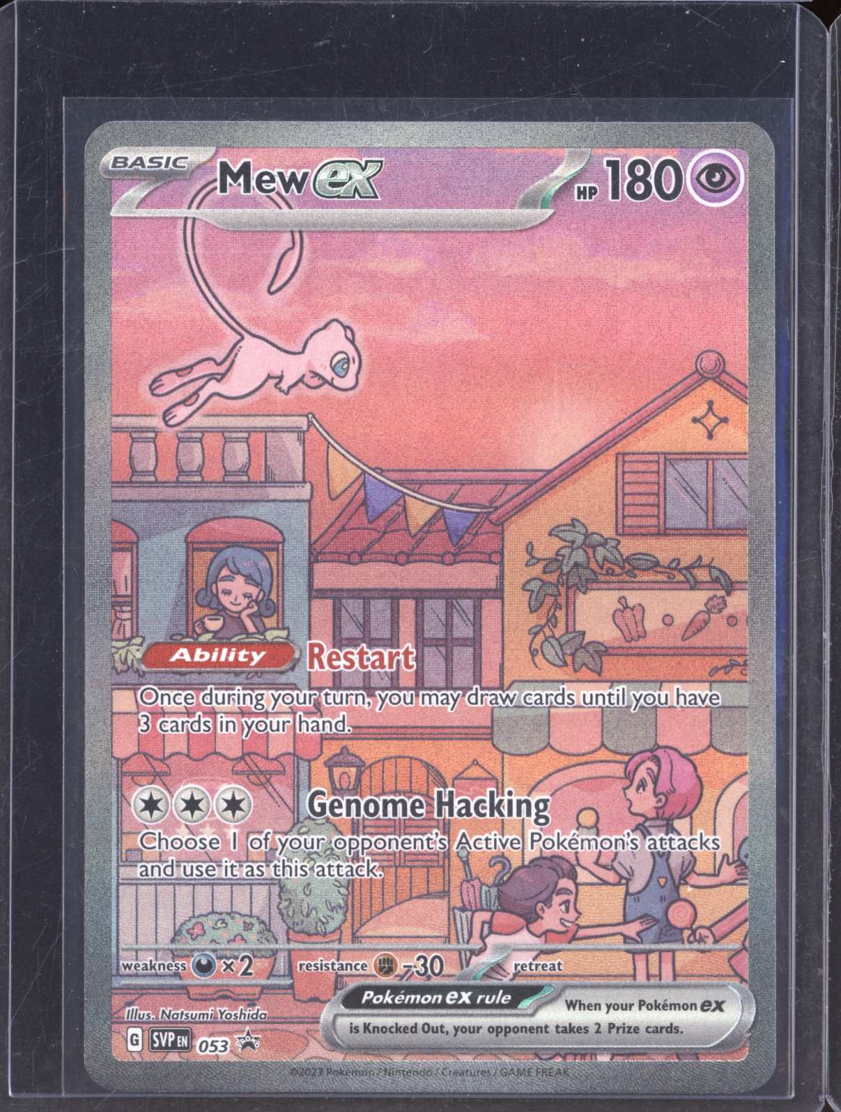 2023 Pokémon SV Black Star Promo #053 Mew ex — front