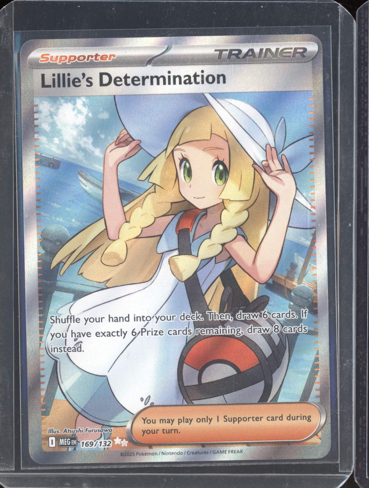 2025 Pokémon ME01: Mega Evolution #169 Lillie's Determination — front