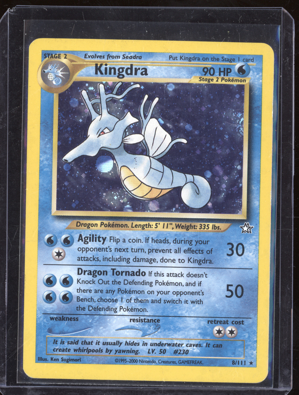 2000 Neo Genesis #8 Kingdra — front