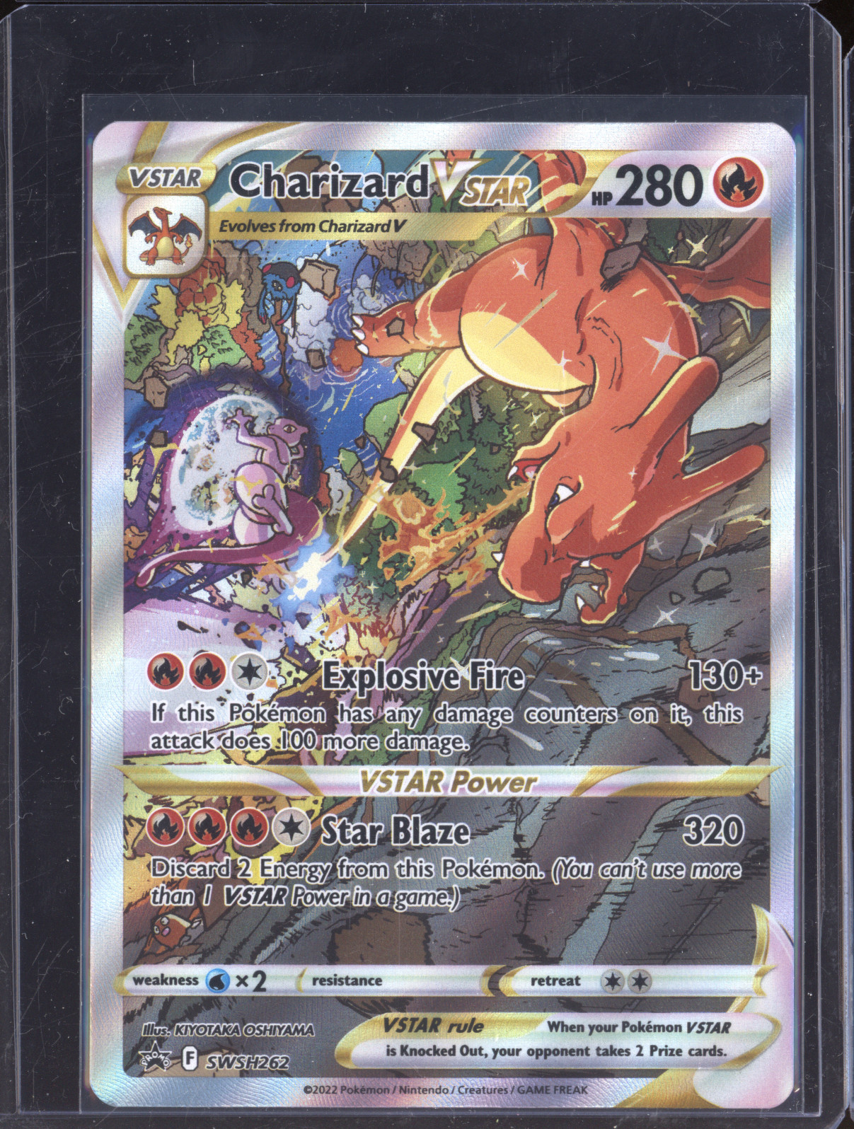 2022 Pokemon SWSH Black Star Promo #262 Charizard VSTAR — front