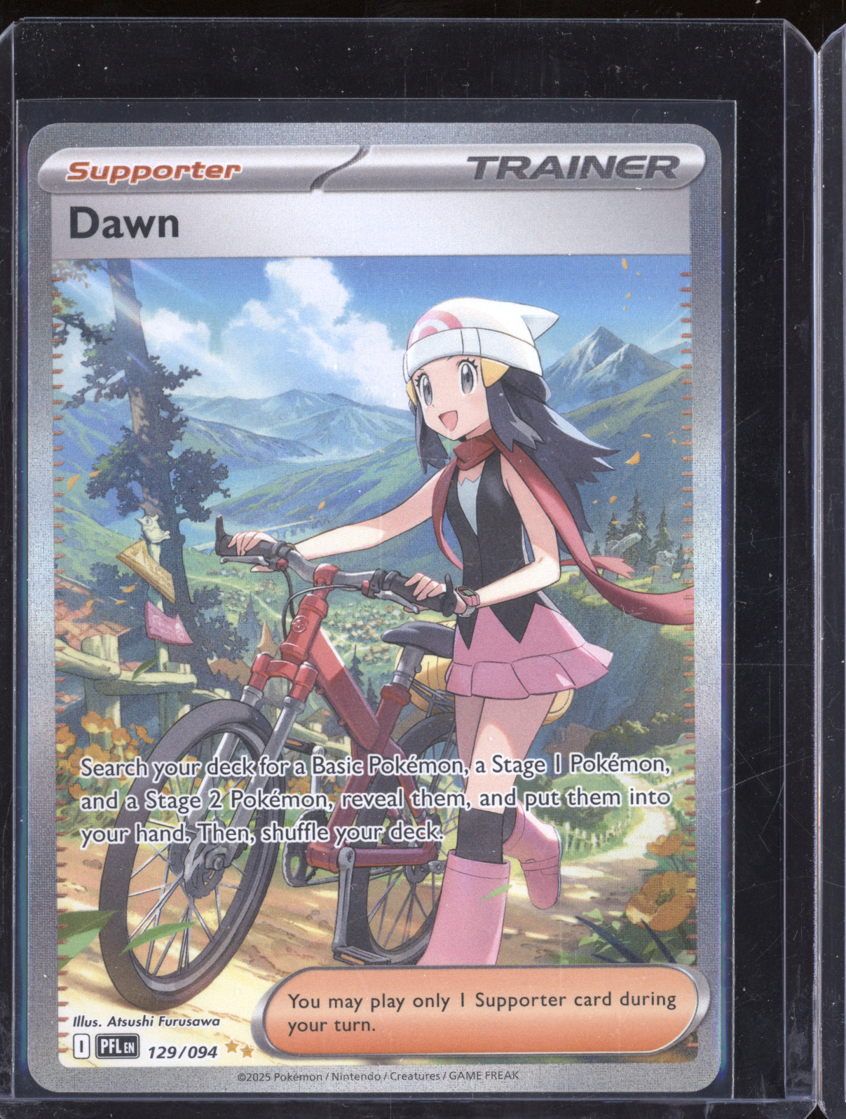 2025 Pokemon Phantasmal Flames #129 Dawn — front