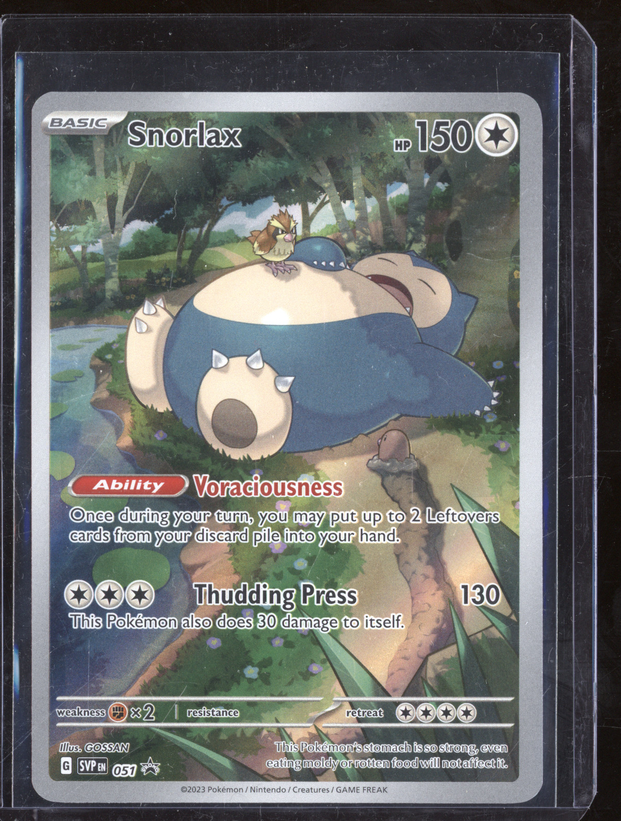 2023 Black Star Promos #051 Snorlax — front