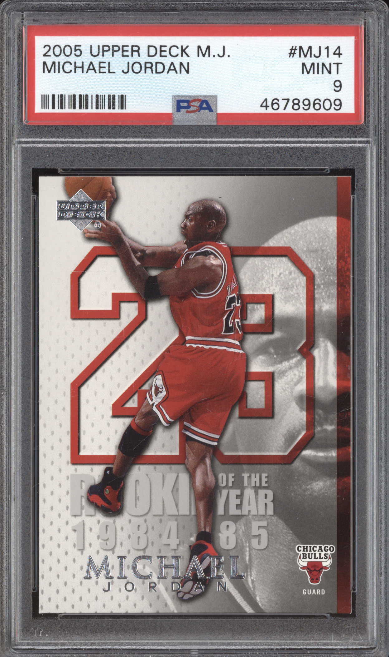 2005 Upper Deck M.J. #MJ14 Michael Jordan — front