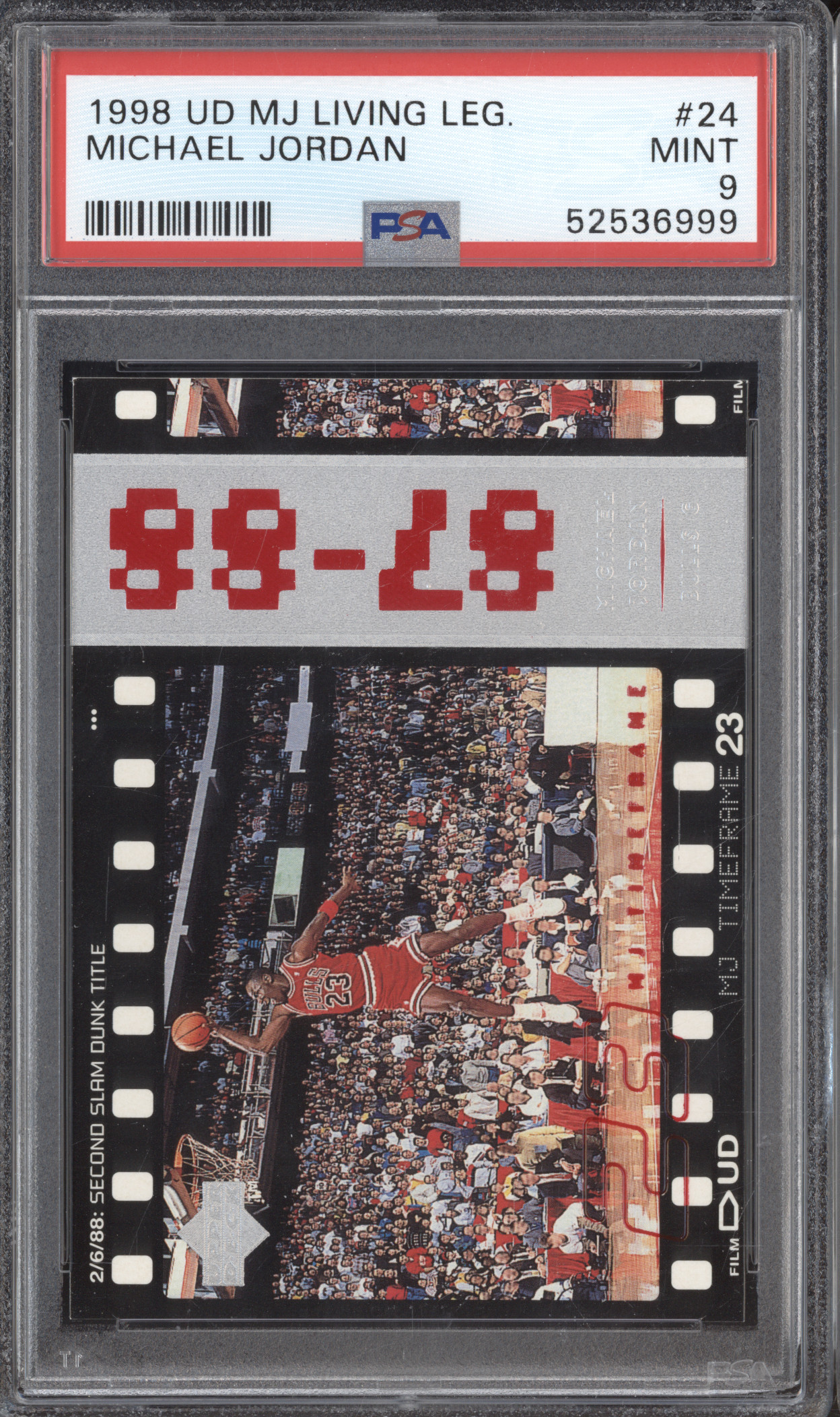1998 Upper Deck MJ Living Legend #24 Michael Jordan — front