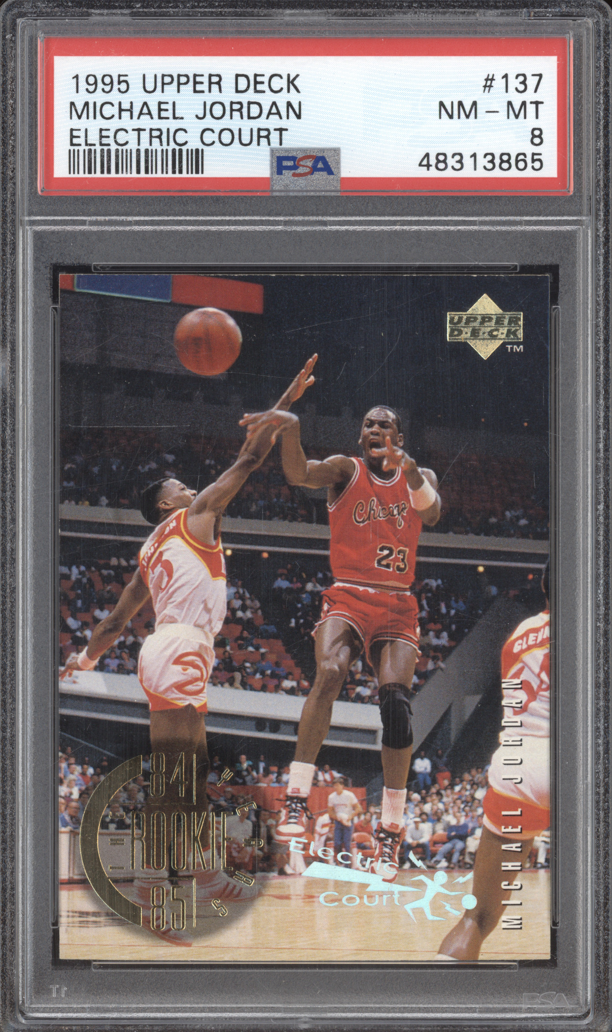 1995 Upper Deck #137 Michael Jordan Electric Court — front