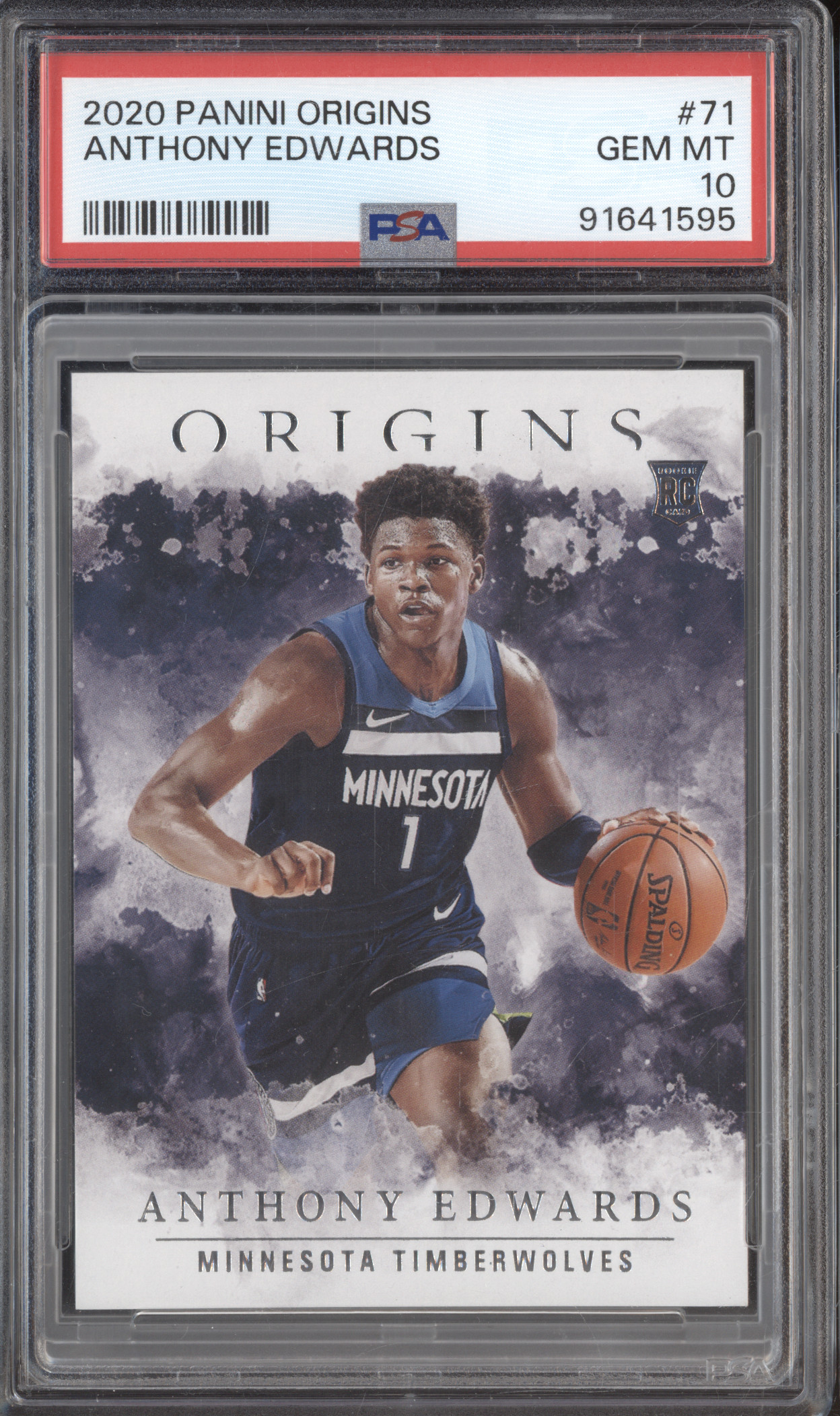 2020 Panini Origins #71 Anthony Edwards — front