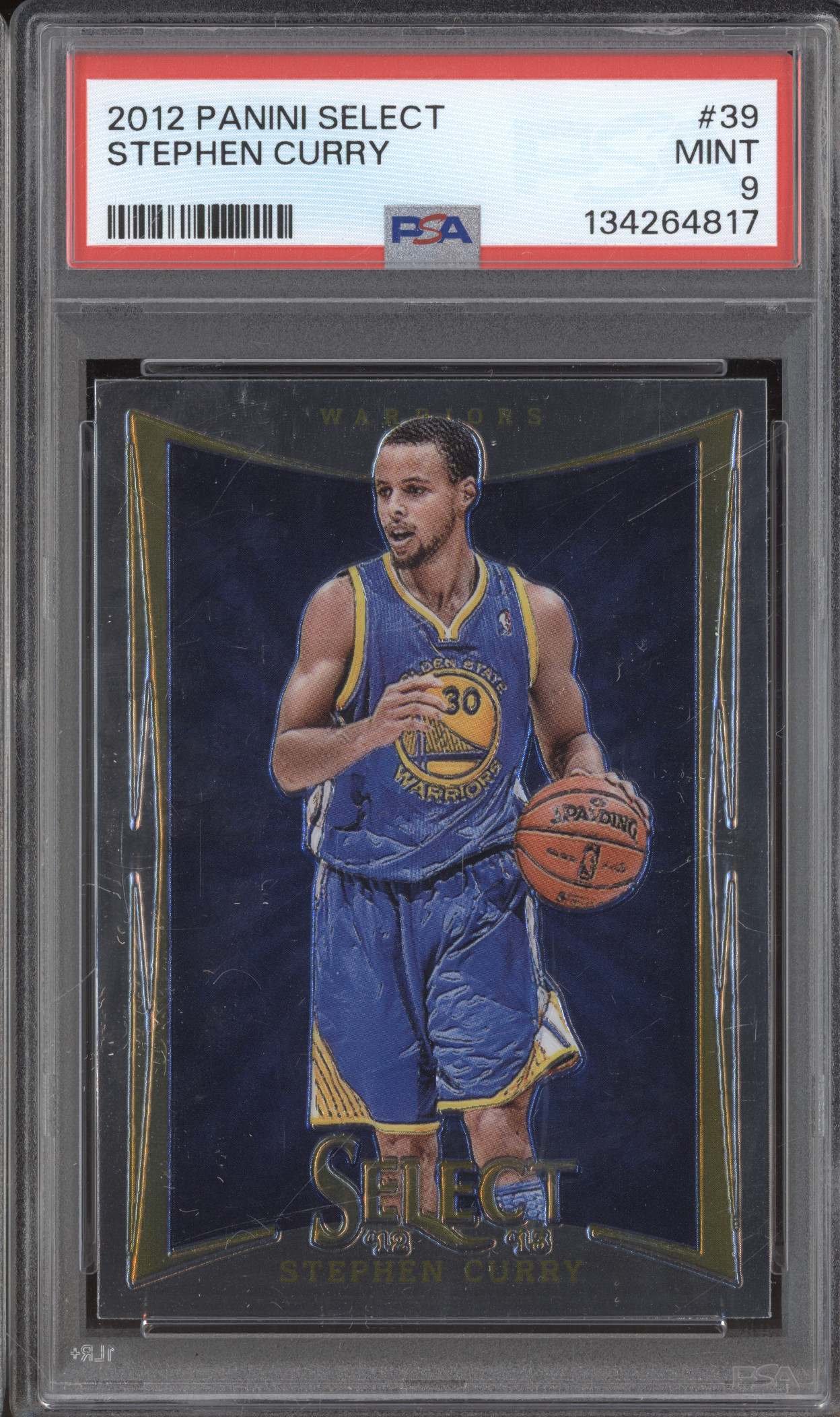 2012 Panini Select #39 Stephen Curry — front