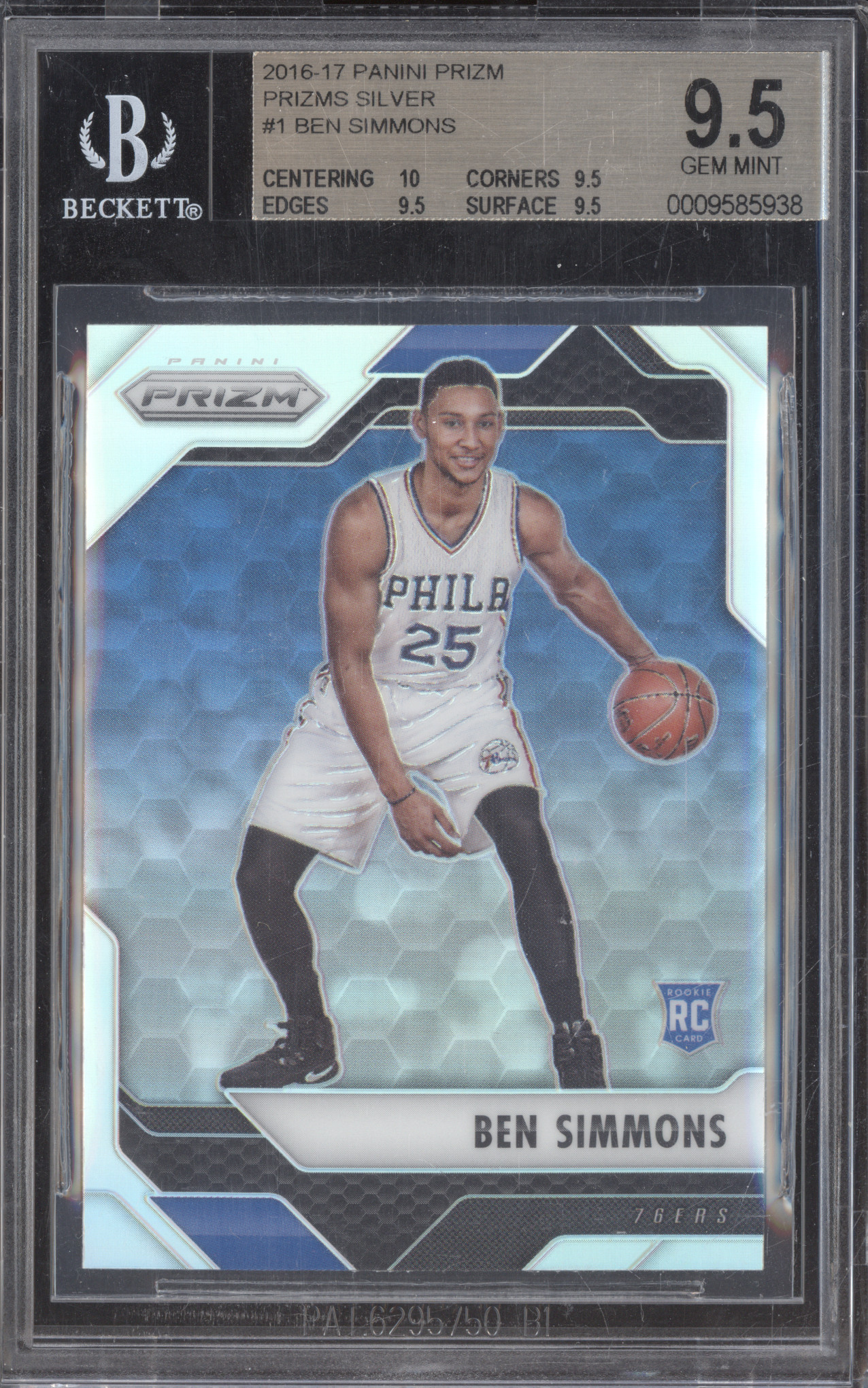 2016-17 Panini Prizm #1 Ben Simmons — front
