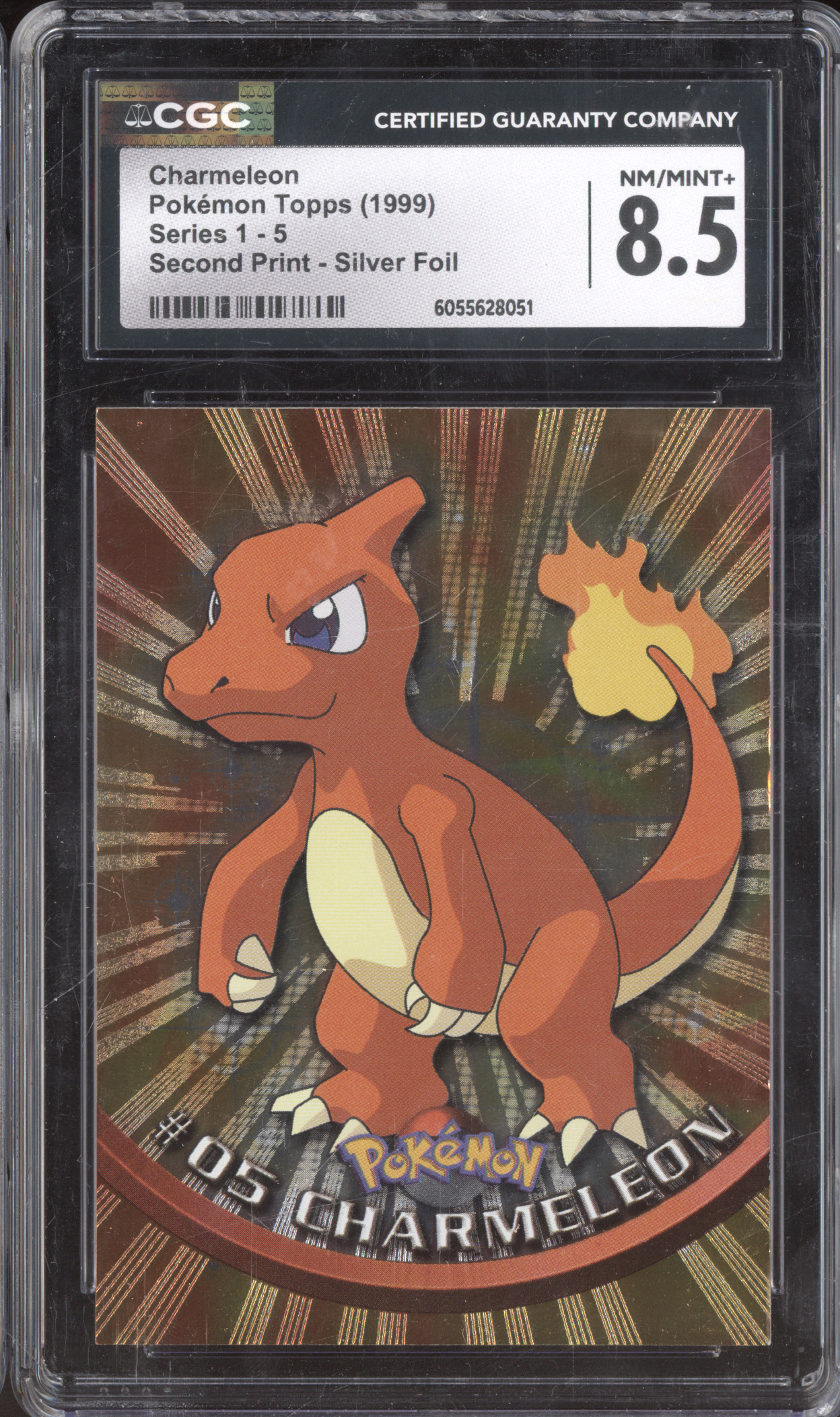 1999 Pokémon Topps #05 Charmeleon — front