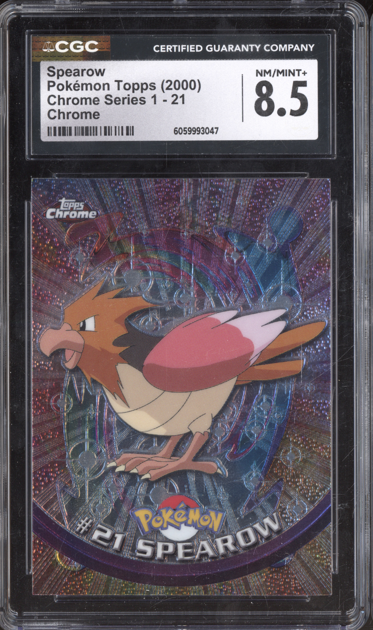 2000 Topps Chrome #21 Spearow — front
