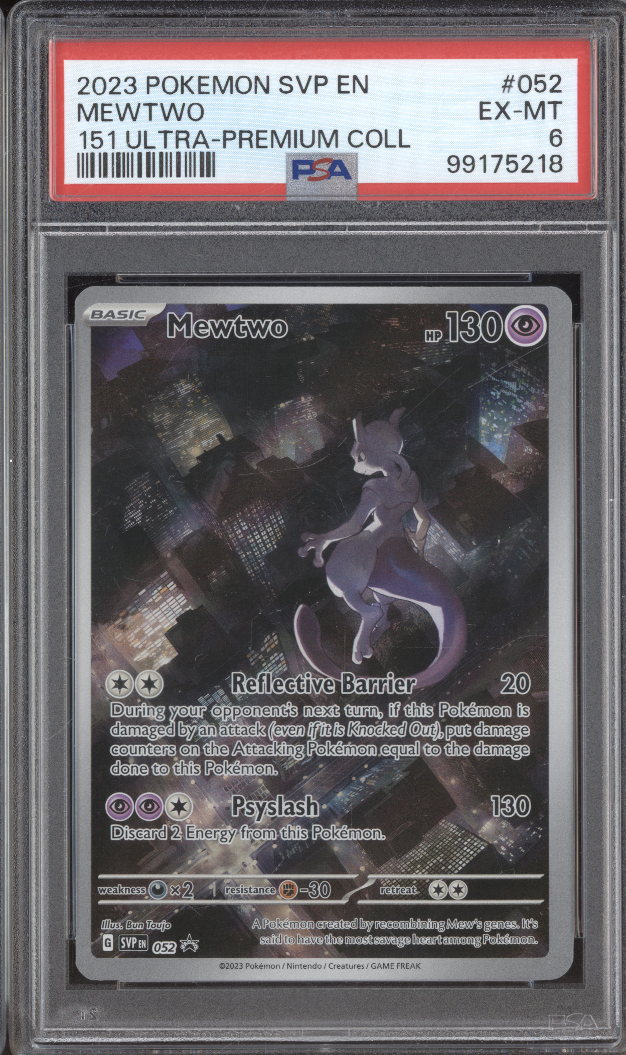 2023 Pokémon SVP #052 Mewtwo — front