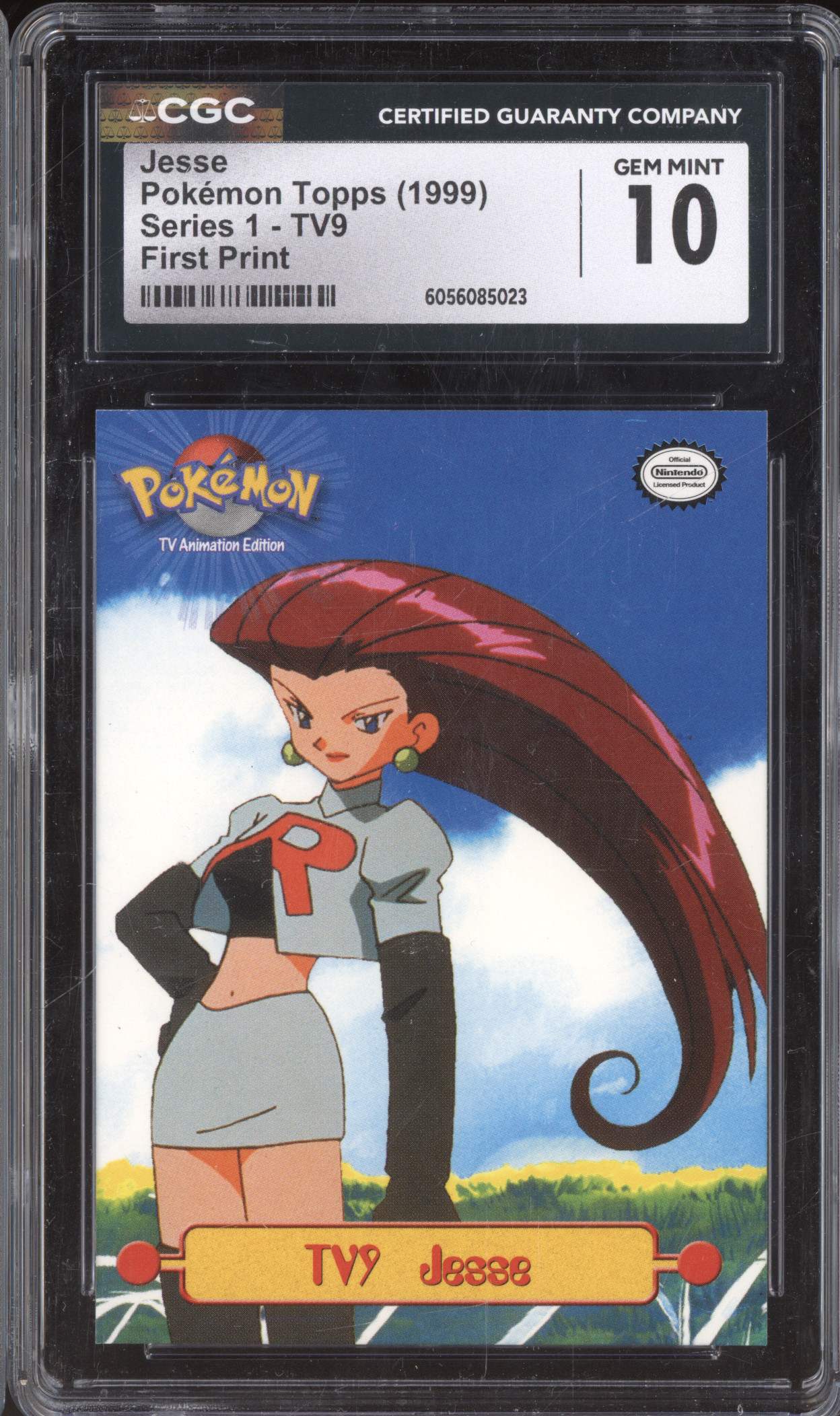 1999 Topps Pokemon #TV9 Jesse — front