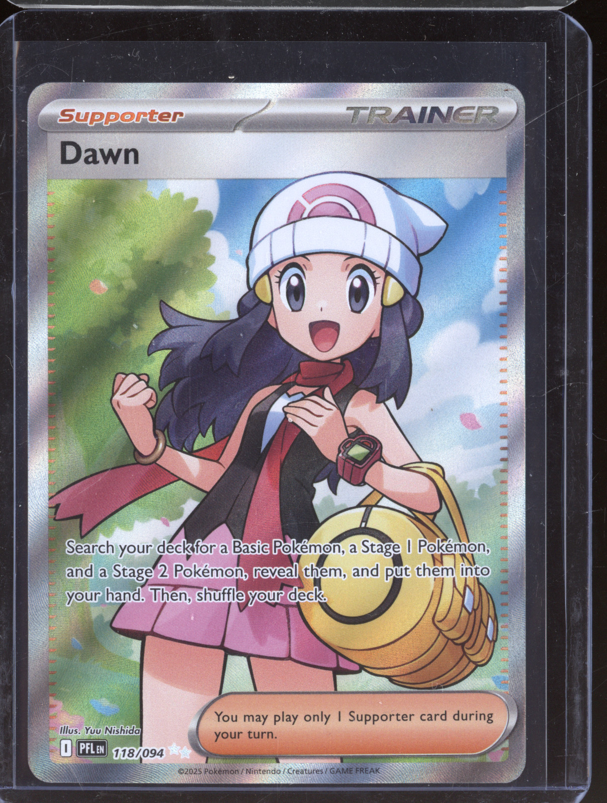 2025 Pokémon ME02: Phantasmal Flames #118 Dawn — front