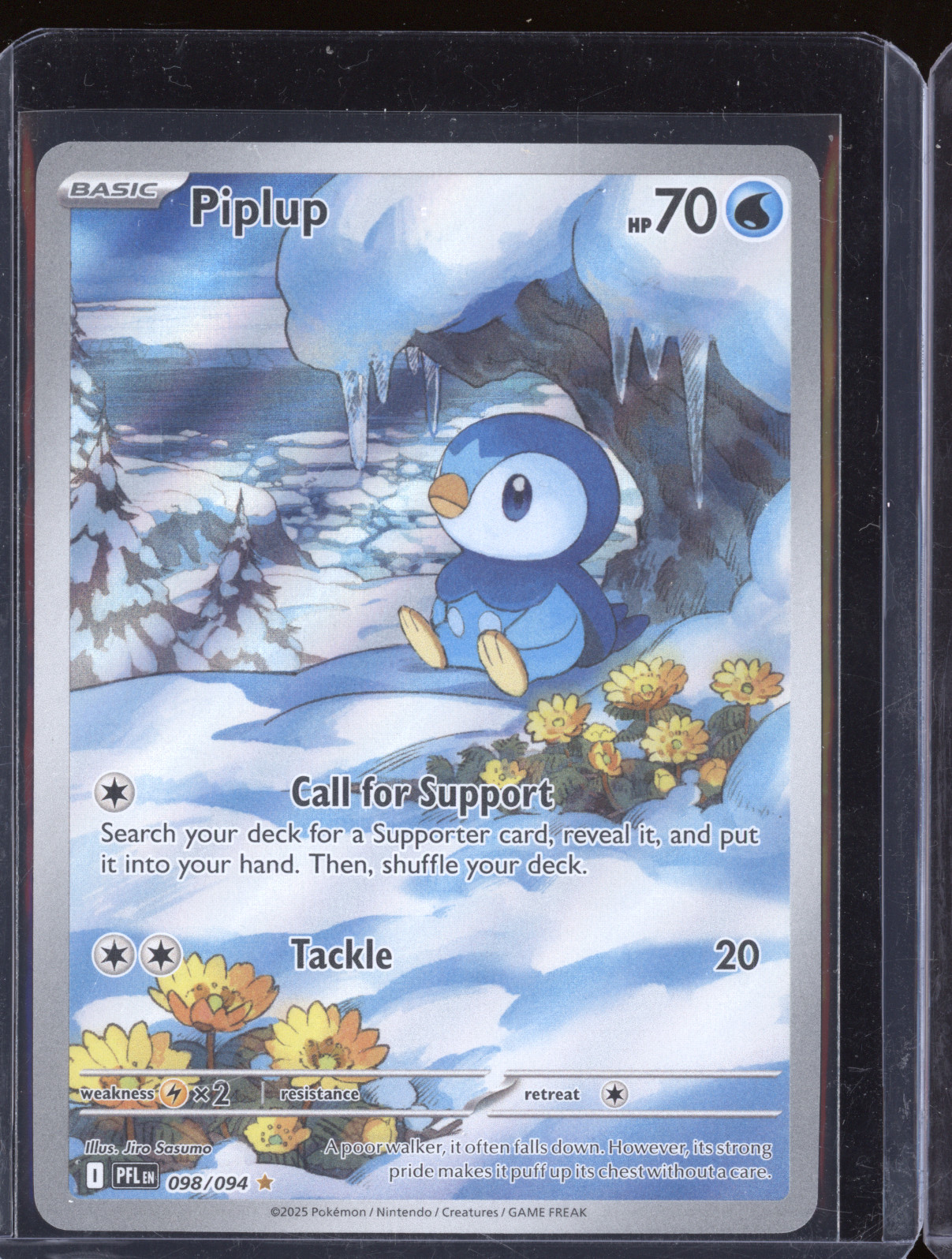 2025 Pokemon Phantasmal Flames #098 Piplup — front