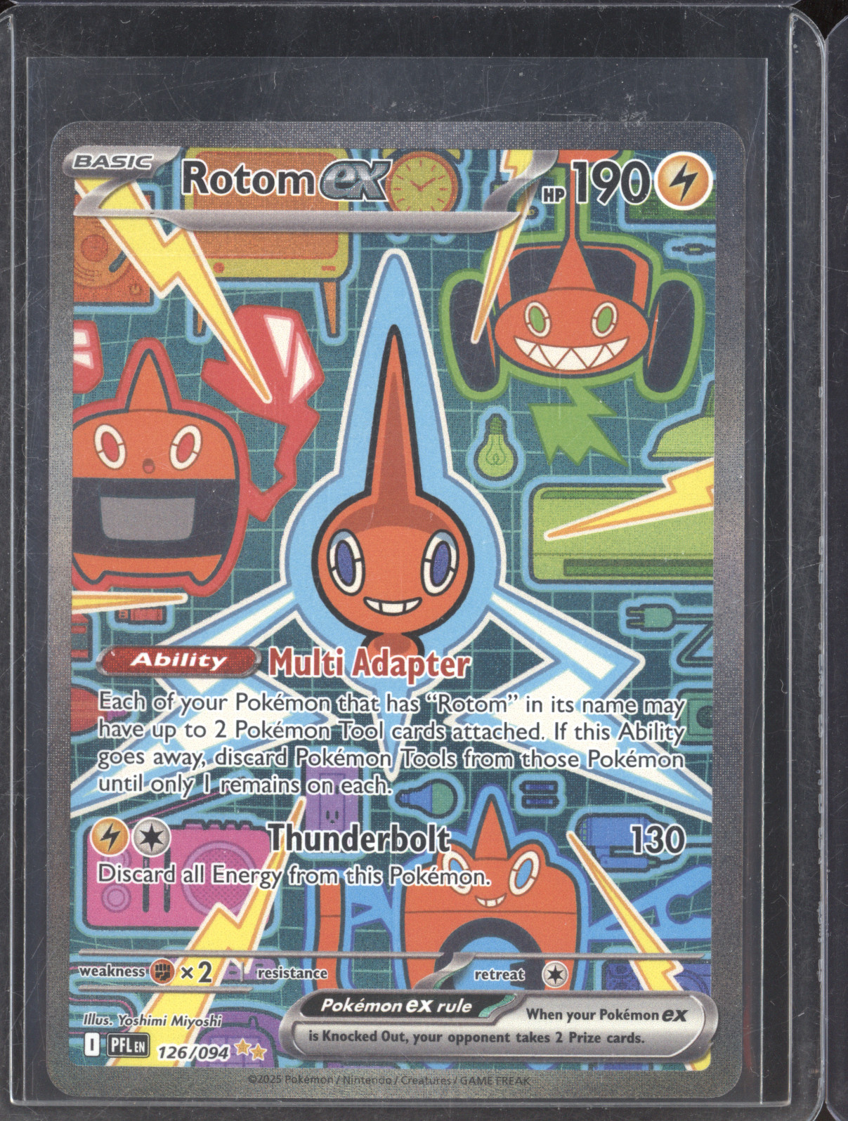 2025 Pokémon #126 Rotom ex — front