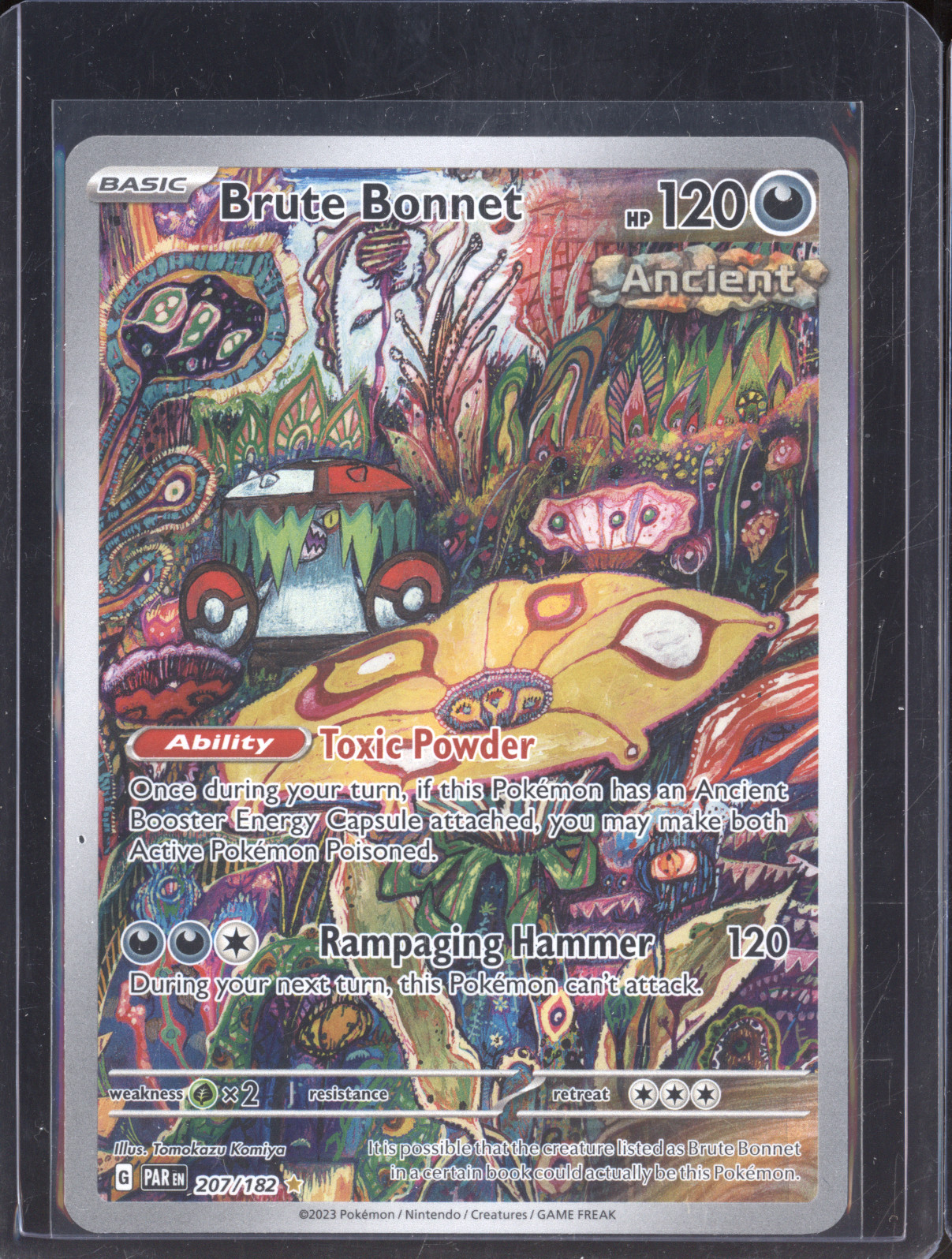 2023 Pokémon Paradox Rift #207 Brute Bonnet — front