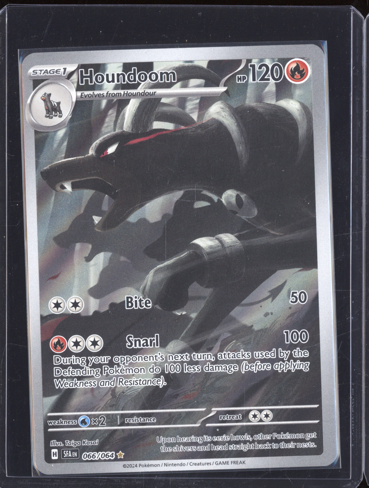 2024 Pokémon Shrouded Fable #066 Houndoom — front